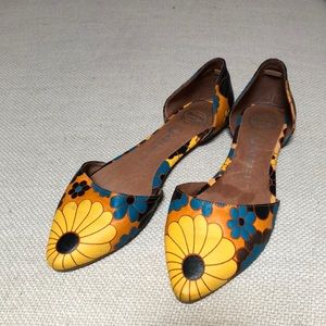 Jeffery Campbell floral flats